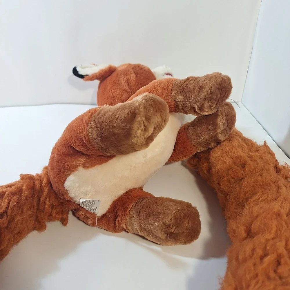 Disney Parks Todd Fox & the Hound Stuffed‎ Animal Plush Long Tail